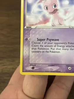 Mew 111/110 EX Holon Phantoms Non-Holo Secret Rare Pokemon Card TCG NM - Image 5