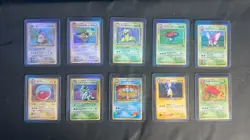 Assorted Lot Japanese Pokemon (Jungle, Gym, Rocket, Neo Genesis) Holo Cards - Image 1