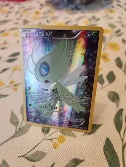 Pokemon TCG Mythical Celebi XY111 Full Art Black Star Holo Promo Card - Image 1