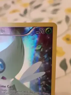 Pokemon TCG Mythical Celebi XY111 Full Art Black Star Holo Promo Card - Image 2