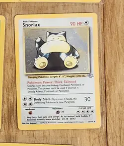 1999 & 2000 Pokemon cards Alakazam Snorlax Hitmonchan Moltres Dragonite Gengar - Image 2