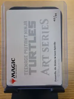 MTG Teenage Mutant Ninja Turtles Art Series Donatello, the Brains Gold Stamp - Image 2