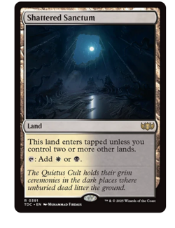 Shattered Sanctum Commander: Tarkir Dragonstorm MTG - Image 1