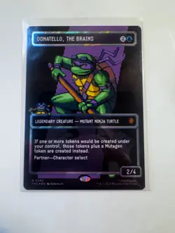 Donatello, the Brains - #85 Pixel (Borderless) (Surge Foil) - TMNT - Mtg - Image 1