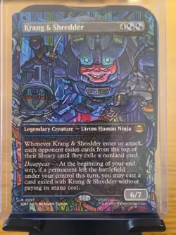 Krang & Shredder (Borderless) - Teenage Mutant Ninja Turtles (TMT) MTG - Image 1