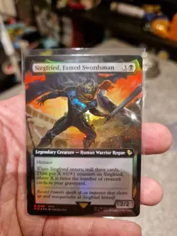 Siegfried, Famed Swordsman - Foil - Extended Art MTG Final Fantasy - Image 1
