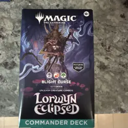 MTG Lorwyn Eclipsed - Blight Curse Commander Deck [New Sealed] - Image 1