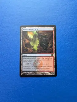 MTG Blackcleave Cliffs: Scars of Mirrodin #224 - EX-MT - Image 1