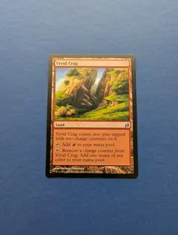 MTG Vivid Crag: Lorwyn #275 – NM-MT - Image 1