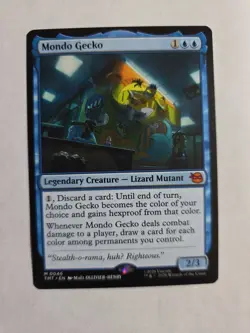 Mondo Gecko - MTG TMNT - Mythic - NM - Non-Foil (0046) - Image 1