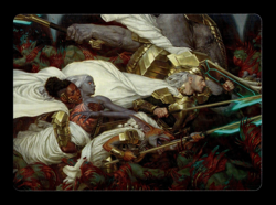 MTG March of the Machine Art Series Storm the Seedcore 41/81 NM/MT ** - Image 1