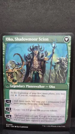 MTG Magic the Gathering Oko, Lorwyn Liege (61/451) Lorwyn Eclipsed NM - Image 2