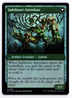 Jade Seedstones 195 Foil The Lost Caverns of Ixalan U MTG LP - Image 1