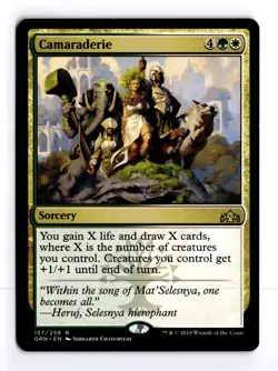 Camaraderie 157 Guilds of Ravnica R MTG LP - Image 1