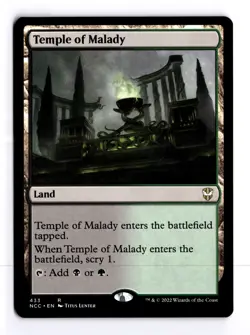Temple of Malady 433 Commander: Streets of New Capenna R MTG LP - Image 1