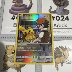 Pikachu 241/236 Sun & Moon Cosmic Eclipse Secret Rare Pokemon Card NM/M - Image 1