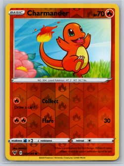 Charmander Pokemon TCG Vivid Voltage Reverse Holo Common 023/185 - Image 1
