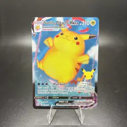 2021 Pokemon Celebrations Surfing Pikachu Vmax Full Art Holo #009/025 – NM -c - Image 1