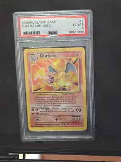 Pokemon TCG Charizard Base Set 4/102 Holo 1999-2000 - Image 2