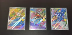 Pokemon - First Partner Illustration Collection 🔥 Rowlet Litten Popplio 🔥 Set - Image 1