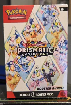 Pokemon Prismatic Evolutions Booster Bundle New Factory Sealed + FREE GIFT - Image 1