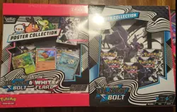 Pokemon TCG Black Bolt Binder And Unova Poster Collection SEALED - Image 1
