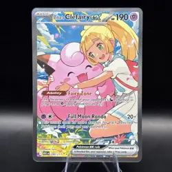 Pokemon TCG Lillie's Clefairy ex SIR 280/217 Ascended Heroes - Image 1