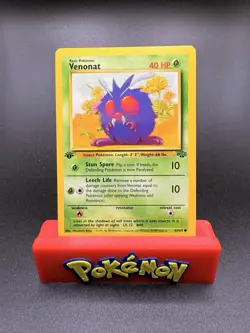 1999 Pokemon Venonat Jungle Set 1st Edition 63/64 WOTC NM-Mint - Image 1