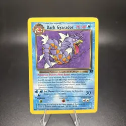 2000 Pokemon TCG Team Rocket Dark Gyarados 25/82 Non Holo Rare WOTC - LP-NM - Image 1