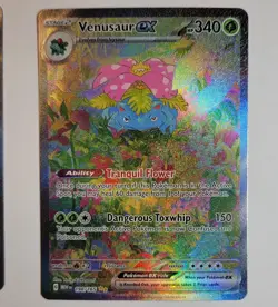 Venasaur EX Special Illustration Rare Pokemon 151 Near Mint - Image 2
