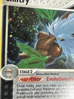 Shiftry 12/92 Holo Rare EX Legend Maker Vintage 2006 Pokemon TCG W/ Swirl NM - Image 2