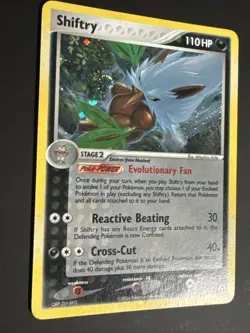 Shiftry 12/92 Holo Rare EX Legend Maker Vintage 2006 Pokemon TCG W/ Swirl NM - Image 5