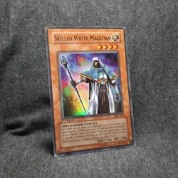 Yu-Gi-Oh! Skilled White Magician MFC-064 Super Rare Foil LP Magician's Force - Image 3