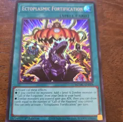 Ectoplasmic Fortification 1st Edition Secret Rare MZMU-EN008 Yu-Gi-Oh! - Image 1