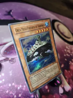 Orca Mega-Fortress of Darkness IOC-084 Super Rare 1st Edition Yugioh TCG LP - Image 3