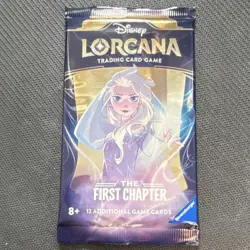 Disney Lorcana The First Chapter Booster Pack 12 Cards Ravensburger Sealed - Image 1