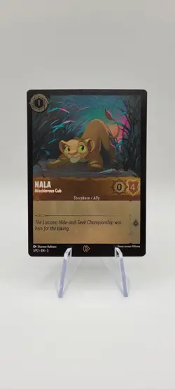 Disney Lorcana TCG: Nala - Mischievous Cub 3/P2 Cold Foil Promo - NM - Image 1