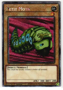 Petit Moth Platinum Secret Rare | RA04-EN111 | English Yu-Gi-Oh Card - Image 1