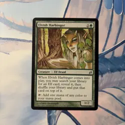 Elvish Harbinger X (1) Lorwyn MTG Excellent/Near Mint Card x1 - Image 1
