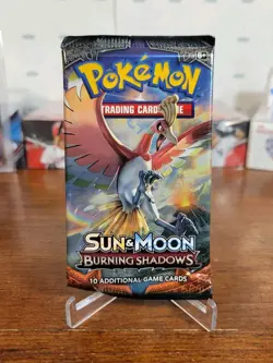 Pokemon Burning Shadows 10 Card Sealed Booster Pack X1 1 Sun Moon Ho-oh Pokemon - Image 3
