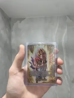 *Dragon Ball Super Card Game 2nd Anniversary GOLD Energy Marker E-129 SSJ Gogeta - Image 1