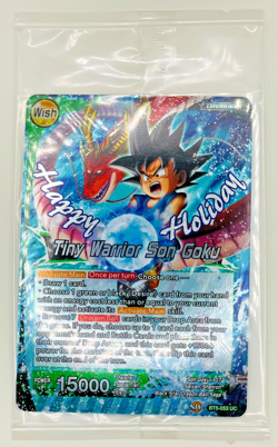 Tiny Warrior Son Goku Happy Holiday PR Dragon Ball Super Card Game | Sealed - Image 1