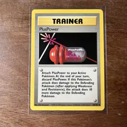 Trainer PlusPower 84/102 Pokemon TCG Pokemon Card - Image 1