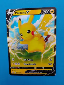Pikachu V 086/264 - Fusion Strike - Ultra Rare Pokemon Card - Full Art - Image 2