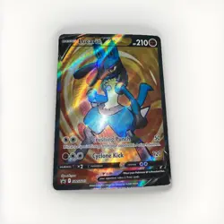 Pokemon Lucario v SWSH213 Black Star Promo Card NM Condition - Image 1