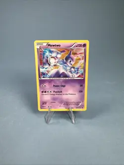 Pokemon Mewtwo TCG Holo Rare Card 53/113 B&W Legendary Treasures LP - Image 1