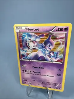 Pokemon Mewtwo TCG Holo Rare Card 53/113 B&W Legendary Treasures LP - Image 2