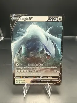 Pokemon Lugia v TCG Silver Tempest Holo Ultra Rare Card 138/195 - Image 1