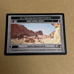 Special Edition Star Wars TATOOINE : BEGGAR’S CANYON LS Rare CCG Card - Image 1