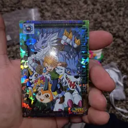 Yamato Digimon Adventure Trading Card Game P2 Holo Amada Digitai Monster - Image 1